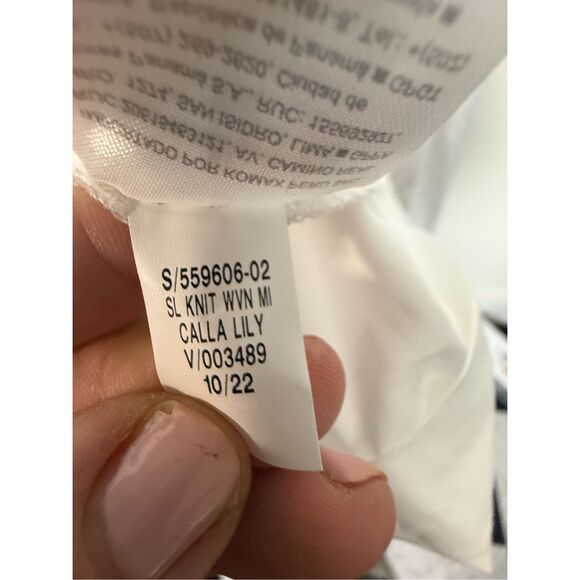 Old Navy Fit & Flare Combination Midi Cami Dress White Calla Lilies XL NWT Beach - Picture 4 of 4